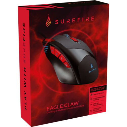Verbatim MIšKA SUREFIRE EAGLE CLAW GAMING, 9 GUMB Cene