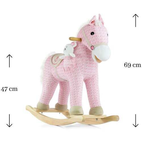 Milly Mally konjić za ljuljanje pink Slike
