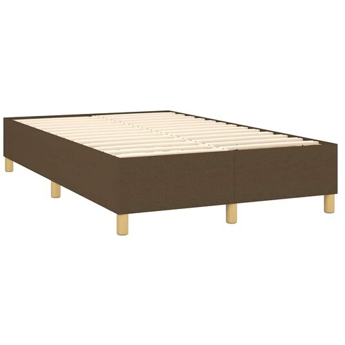 Krevet box spring s madracem tamnosmeđi 120 x 190 cm od tkanine Slike