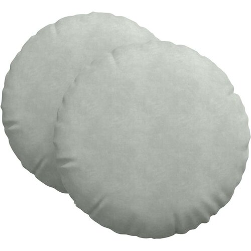  Jastučići za sjedenje 2 pcs Svijetlo siva &amp;Oslash; 40 x 13 cm Bar&amp;scaron;un Svjetlosiva Slike