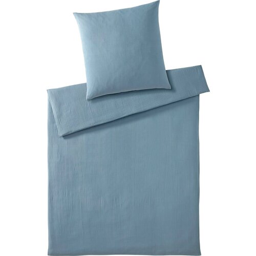 Elegante Smooth prevleka za odejo iz muslina - modra - 135/140 x 200 cm Cene