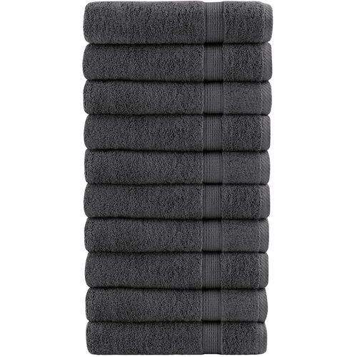 vidaXL Premium kopalne brisače SOLUND 10 kos antracit 100x150cm 600gsm Cene