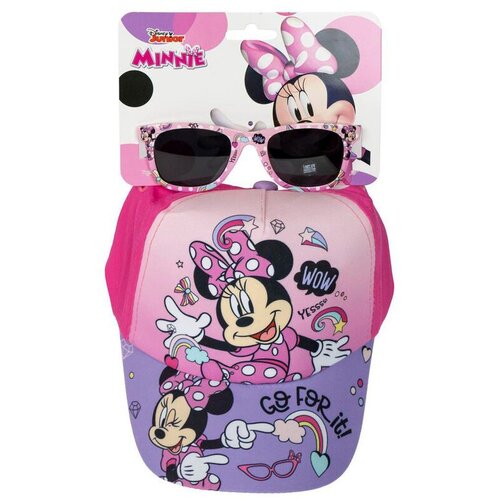 Mickey &amp;amp; Minnie Set kapa sa &amp;scaron;iltom i sunčane naočale Disney Minnie, 53 cm Slike