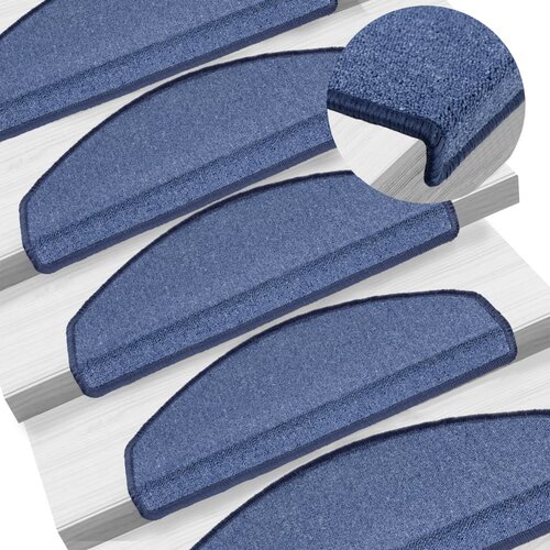  Prostirke za stepenice 10 kom 65x24x4 cm plave poluokrugle velike Cene