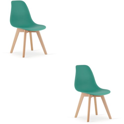  KITO stolica zelena / prirodne noge x 2 Cijene
