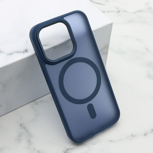 maska silky magsafe za iphone 15 pro/ plava Slike
