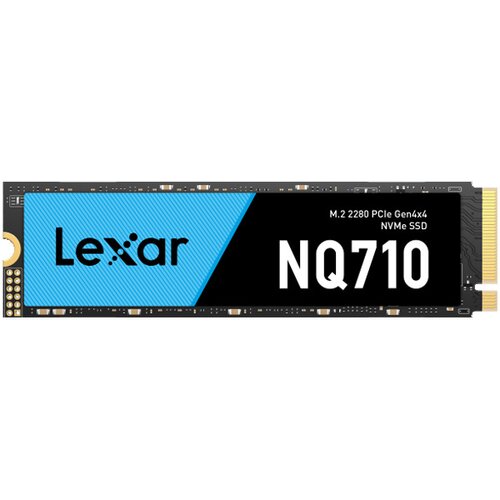 Lexar 500GB High Speed PCIe Gen 4X4 M.2 NVMe, up to 4400 MBs read and 1700 MBs write, EAN: 843367132287 ( LNQ710X500G-RNNNG ) Slike