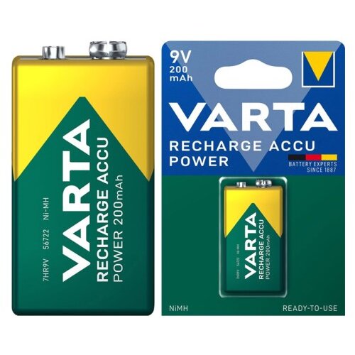 Varta 9V Block/6HR61 (44036) polnilna baterija Slike