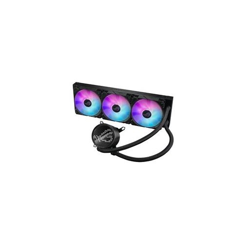 Asus ROG RYUO III 360 ARGB all-in-one CPU liquid cooler with Asetek 8th gen pump solution and Anime Matrix LED Display Cene