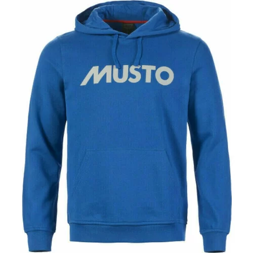 Musto Essentials Logo Jopa s kapuco Aruba Blue L