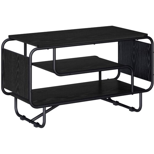  TV stalak 80 x 36 x 45 cm Crni hrast Konstruirano drvo Slike