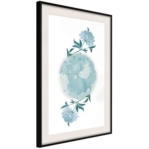  Poster - World in Shades of Blue 30x45