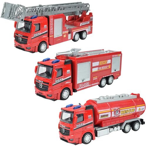 Magic Toys Metal Gear: Kolesarski gasilski tovornjak v različnih različicah 19cm 1 kos Cene