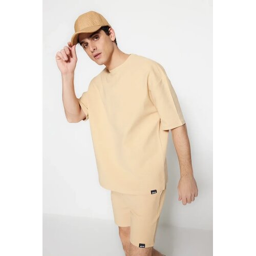 Trendyol Muška majica Tmnss23Ts00069, Bež Cene
