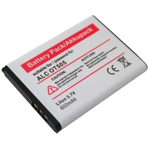 VHBW Baterija za Alcatel OT-280 / OT-363 / OT-505 / OT-708, 600 mAh