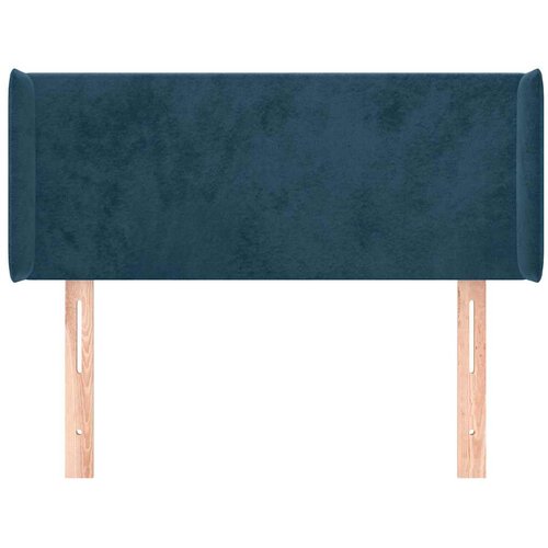  Uzglavlje s u&amp;scaron;ima tamnoplavo 83x16x78/88 cm bar&amp;scaron;unasto Slike