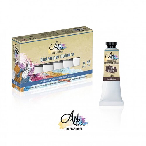 Artline Tempera tamno braon 6kom 45ML Cene