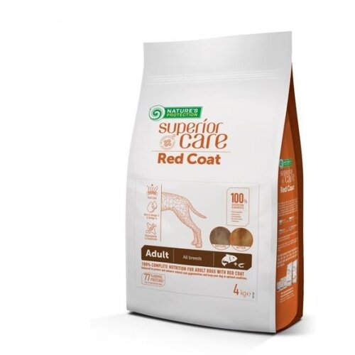 Nature's Protection superior care adult red coat hrana za riđe pse all breeds - losos 4kg Cene