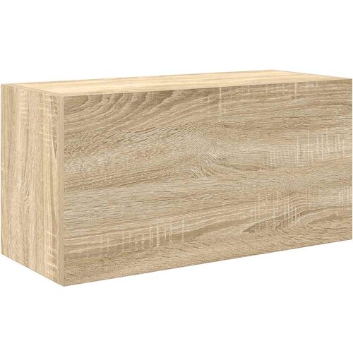 Kupaonski zidni ormarić sonoma hrast 60x25x30 cm izrađeno drvo Slike