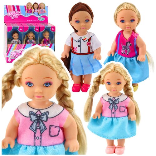  Kaibibi mini lutka duga kosa &amp;scaron;arena haljina 12 cm mix Slike