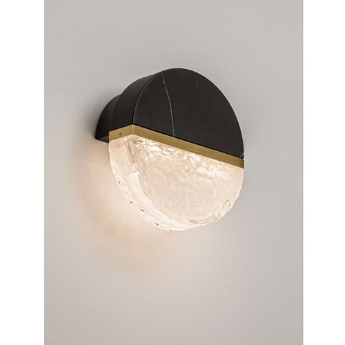 Nova Luce Crna metalna LED zidna lampa s mogućnosti zatamnjivanja Dorin &amp;ndash; Slike