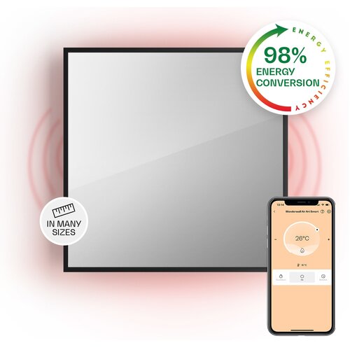 Klarstein La Palma 500 pametni grijač 2 u 1 infracrveni konvektor 60x60cm 500W ogledalo prednje Cijene
