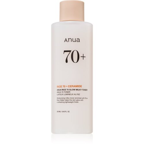Anua Rice 70+ Glow Milky Toner vlažilni tonik za osvetlitev kože 250 ml Cene
