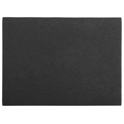 ZicZac crna prostirka s imitacijom kože Troja Rectangle, 33 x 45 cm Cijene