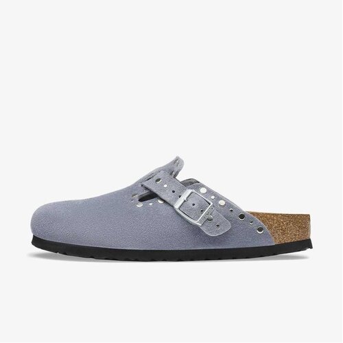 Birkenstock Boston rivet leve stone blue Slike