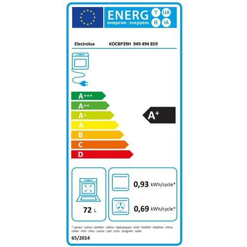 Electrolux Parna pečica s pirolizo KOCBP39H Cene