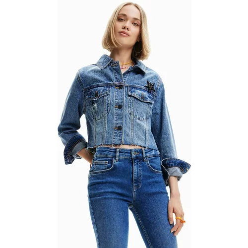 Desigual Otroška jeans jakna ženska