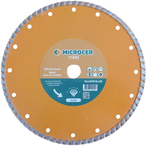 Microcer Dijamant ploča 230mm turbo Pro Slike