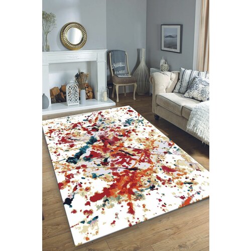 oil paint djt multicolor hall carpet (150 x 200) Slike