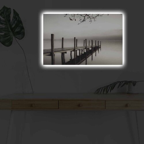 Wallity Zidna slika sa LED osvetljenjem 4570DHDACT-144, 45x70 cm Cijene