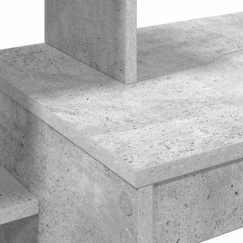  Stol s policom 100 x 40 x 90 cm Konstruirano drvo Slike