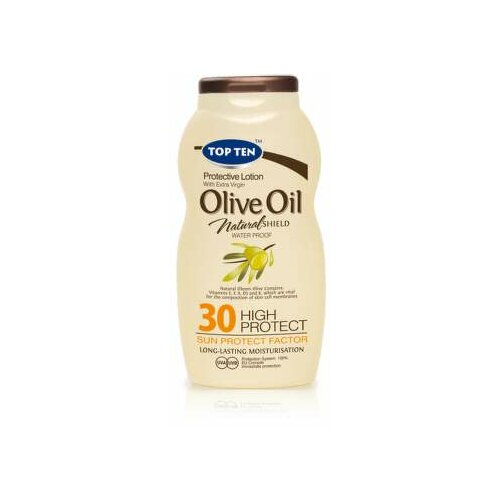 Top Ten Sun Olive mleko SPF 30 200 ml Cene