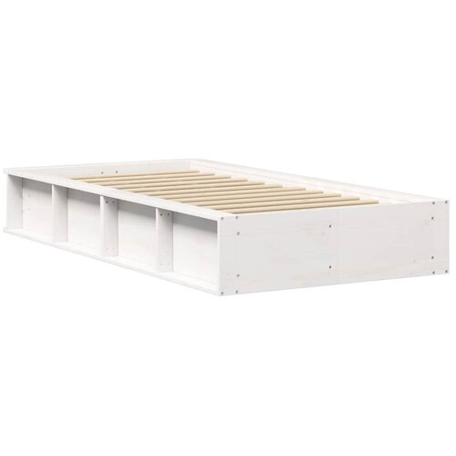  Krevetna konstrukcija Bijelo 80 x 200 cm Čvrsto borovo drvo Slike