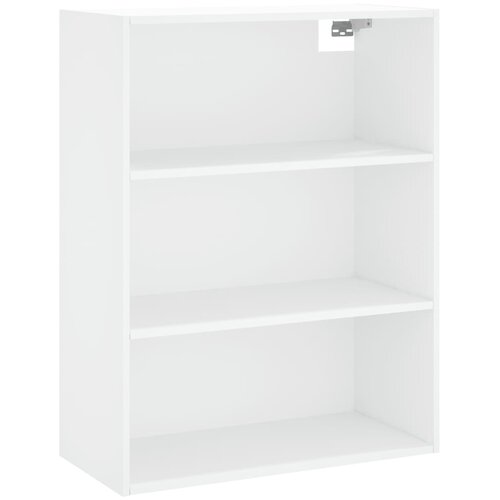  Visoka komoda bijela 69,5x34x180 cm konstruirano drvo Slike