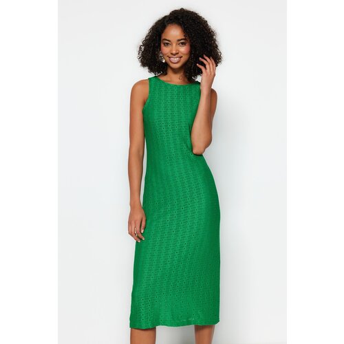 Trendyol Dress - Green - A-line Cene