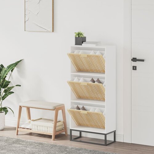 vidaXL Ormarić za cipele bijeli 52 x 25 x 120 cm od konstruiranog drva Cijene