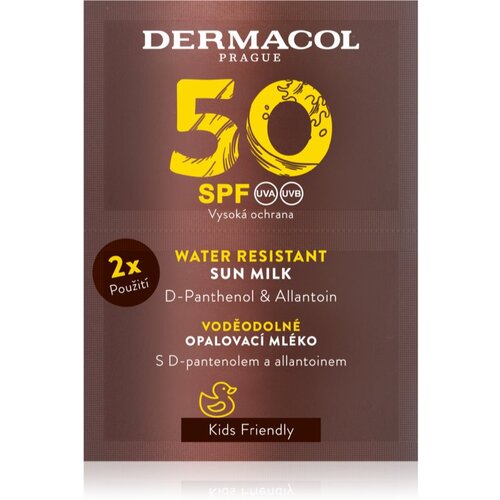 Dermacol Sun Water Resistant vodootporno mlijeko za sunčanje SPF 50 2x15 ml Slike
