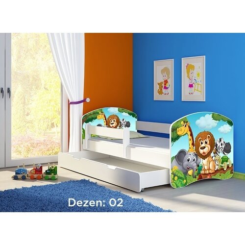 ACMA KREVET ZA DECU WHITE SA FIOKOM 180X80 2 02 Slike