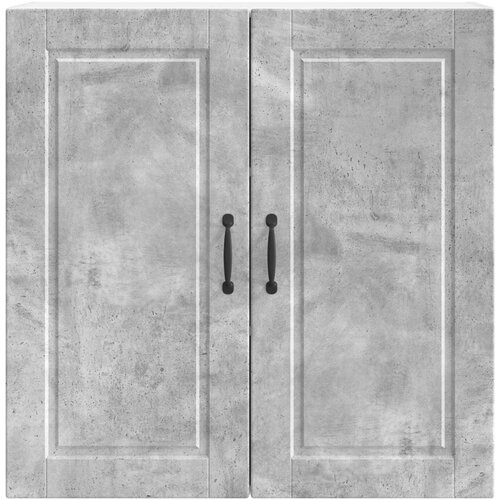  Ormar za Zid Betonski sivi 80 x 31 x 80 cm Konstruirano drvo Slike