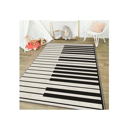 Conceptum Hypnose tepih Hmi Kdc-85, pravougaoni, 100 x 140 cm, crno-bijeli Slike