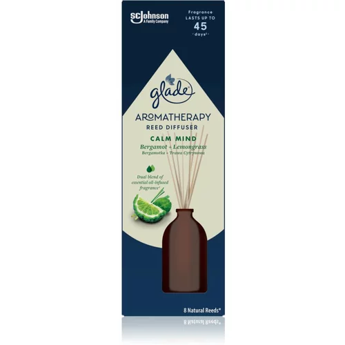 Glade Aromatherapy Calm Mind aroma difuzor s polnilom Bergamot + Lemongrass 80 ml