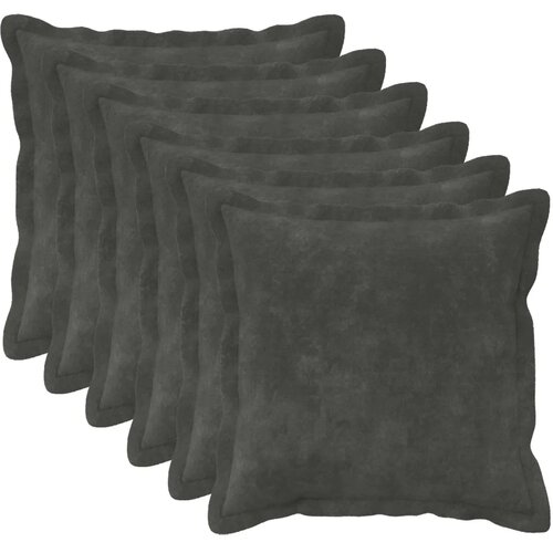  Jastuk s jastukom HOUTEN 6 kom. Antracit Mikrofibra Flis - Antracit 50 x 50 cm 6 Cene