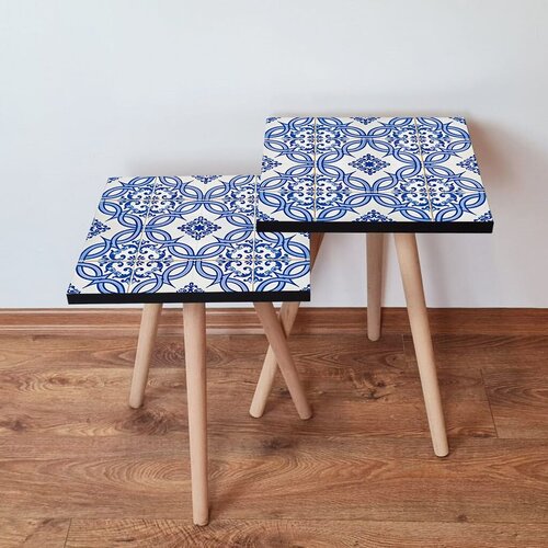 Hanah home set klub stočića 2Shp41, 2 komada, Plavi Cene