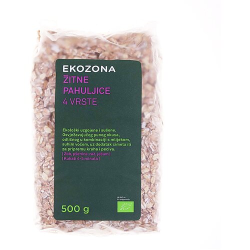  Pahuljice od 4 vrste žitarica Ekozona, 500g Cene