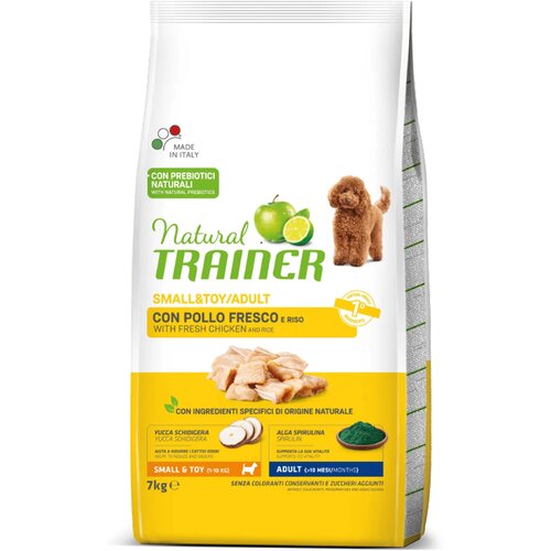 Natural trainer kompletna hrana sa piletinom za odrasle pse Natural Sensitive Small and Toy 7kg Slike