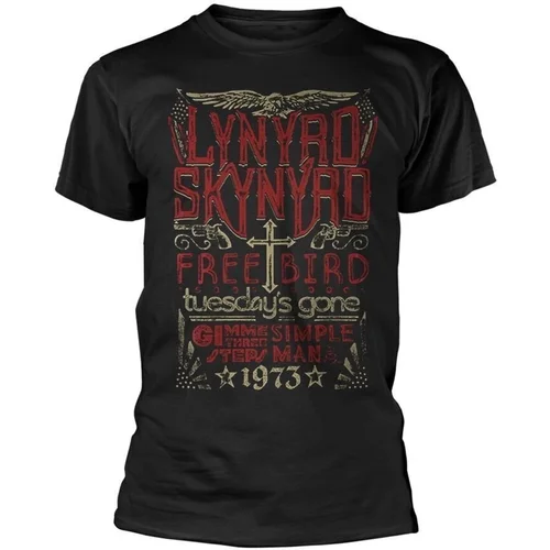 Lynyrd Skynyrd Košulja Free Bird 1973 Hits Unisex Black S